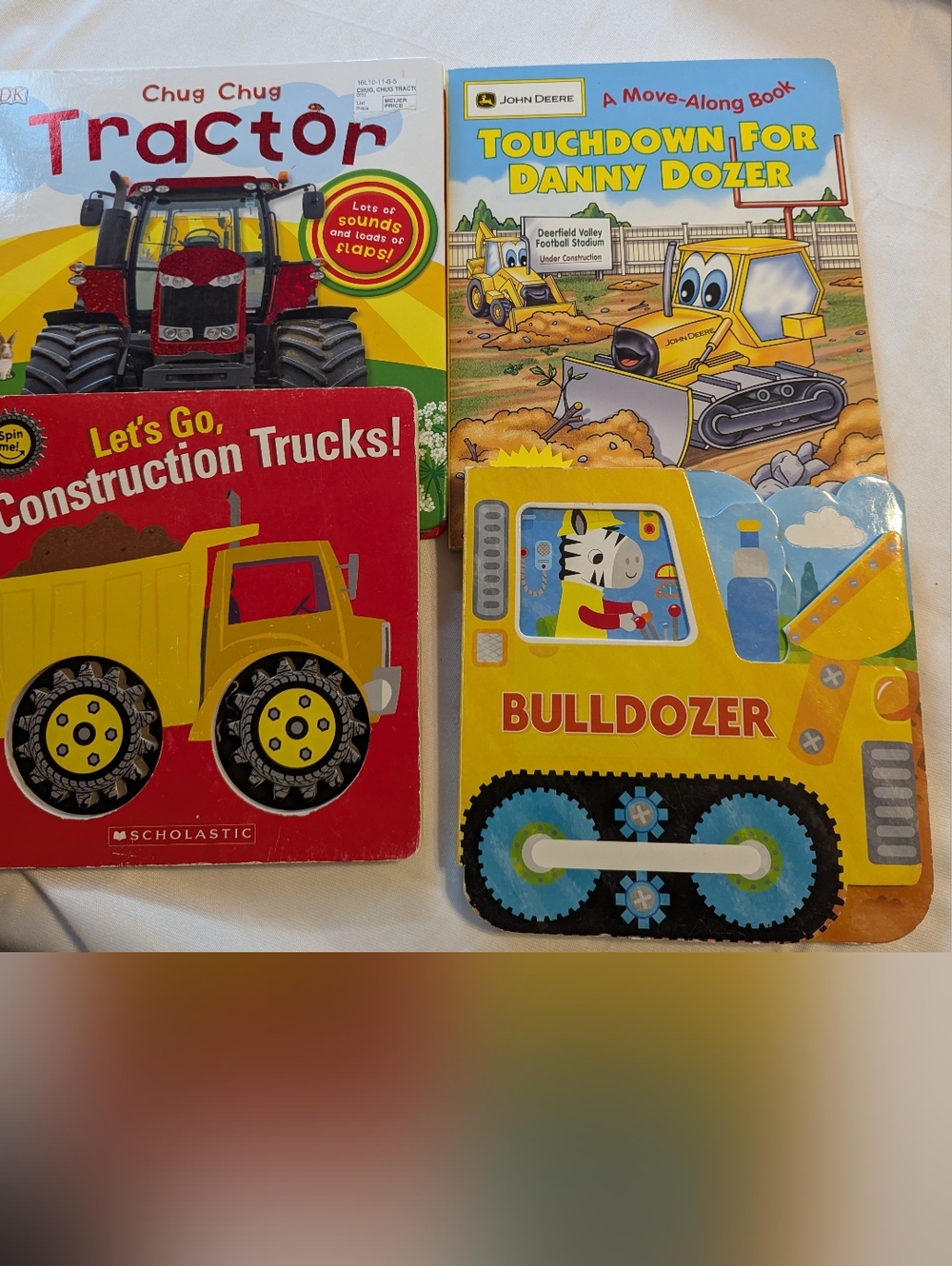 Set Of 4 Tractor/Truck Board Books